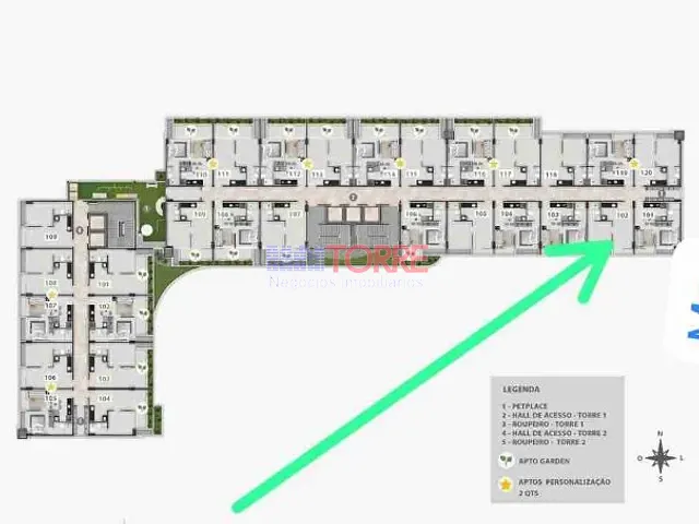 Apartamento 1 quarto e 1 banheiro, à venda, no bairro Jardim Atlântico em Ilhéus