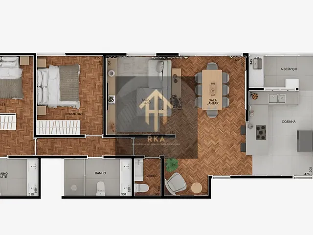 Apartamento 2 quartos e 2 banheiros, à venda, no bairro Bela Vista em São Paulo