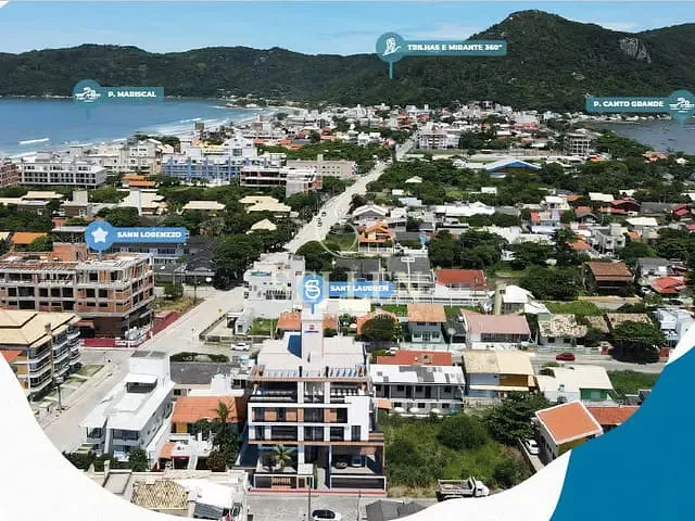 Apartamento 2 quartos e 3 banheiros, à venda, no bairro Canto Grande em Bombinhas