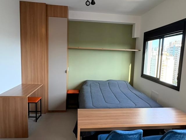 Apartamento com 24m² 1 quarto e 1 banheiro, para alugar, no bairro Vila Pompéia em São Paulo