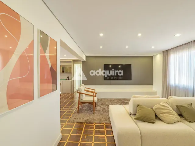 Apartamento 3 quartos e 2 banheiros, à venda, no bairro Centro em Ponta Grossa