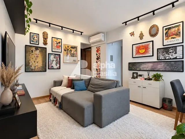Apartamento 2 quartos e 1 banheiro, à venda, no bairro Setor Sudoeste em Brasília