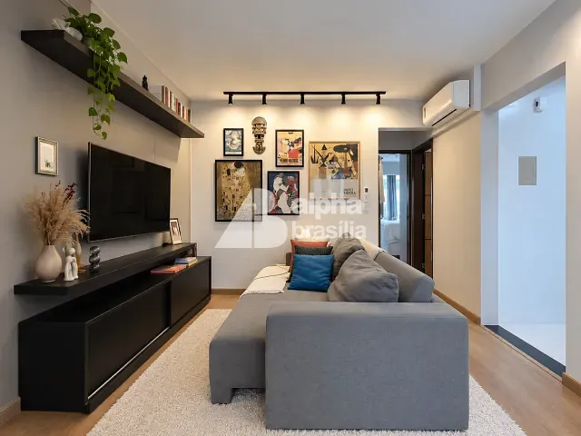 Apartamento 2 quartos e 1 banheiro, à venda, no bairro Setor Sudoeste em Brasília
