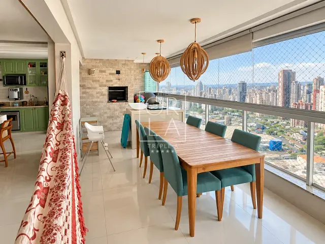 Apartamento 3 quartos e 4 banheiros, à venda, no bairro Setor Marista em Goiânia