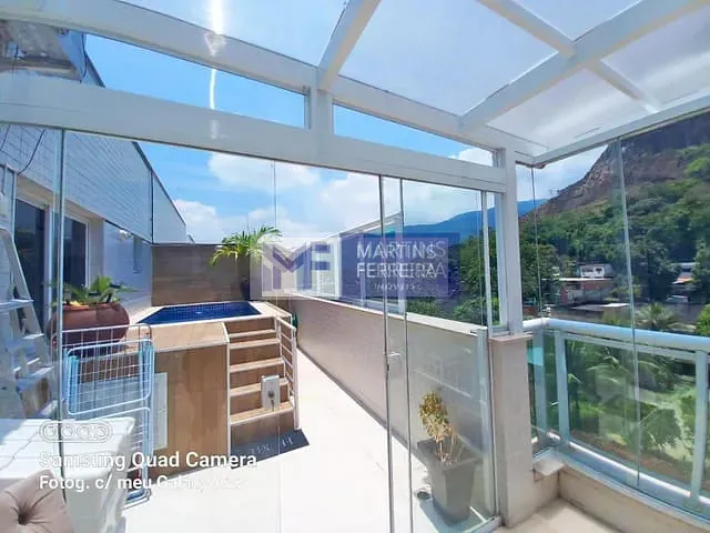 Cobertura / Penthouse com 126m² 3 quartos e 3 banheiros, à venda, no bairro Vargem Pequena em Rio de Janeiro