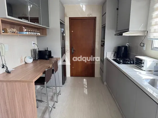 Apartamento com 164m² 3 quartos e 3 banheiros, à venda, no bairro Centro em Ponta Grossa
