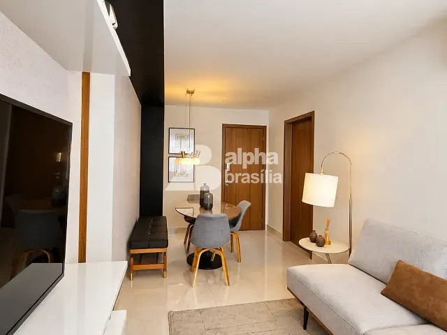 Apartamento com 60m² 2 quartos e 2 banheiros, para alugar, no bairro Areal (Águas Claras) em Brasília