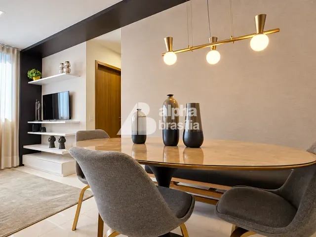 Apartamento com 60m² 2 quartos e 2 banheiros, para alugar, no bairro Areal (Águas Claras) em Brasília