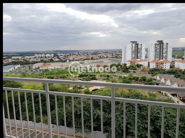 Apartamento com 54m² 2 quartos e 2 banheiros, para alugar, no bairro Parque Rural Fazenda Santa Cândida em Campinas