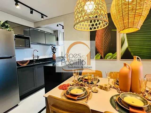 Apartamento com 62m² 2 quartos e 2 banheiros, à venda, no bairro Alvinópolis em Atibaia