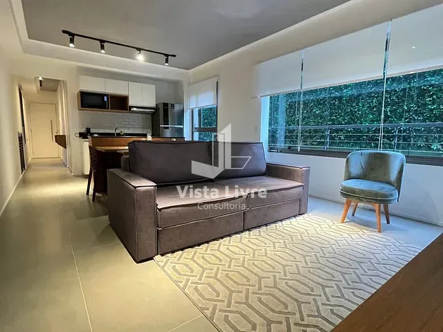 Apartamento com 48m² 1 quarto e 1 banheiro, à venda, no bairro Vila Nova Conceição em São Paulo
