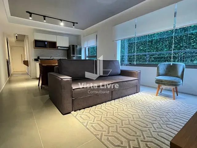 Apartamento com 48m² 1 quarto e 1 banheiro, à venda, no bairro Vila Nova Conceição em São Paulo