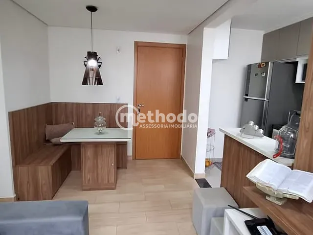 Apartamento com 50m² 2 quartos e 1 banheiro, à venda, no bairro Parque das Cachoeiras em Campinas