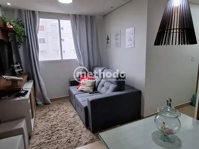Apartamento com 50m² 2 quartos e 1 banheiro, à venda, no bairro Parque das Cachoeiras em Campinas
