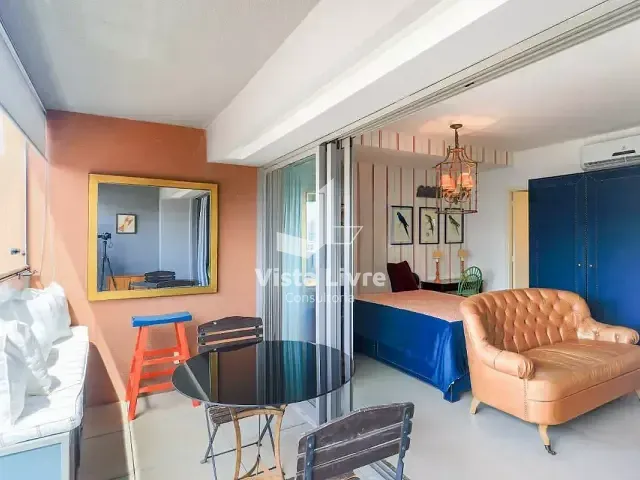 Apartamento com 41m² 1 quarto e 1 banheiro, à venda, no bairro Brooklin Paulista em São Paulo