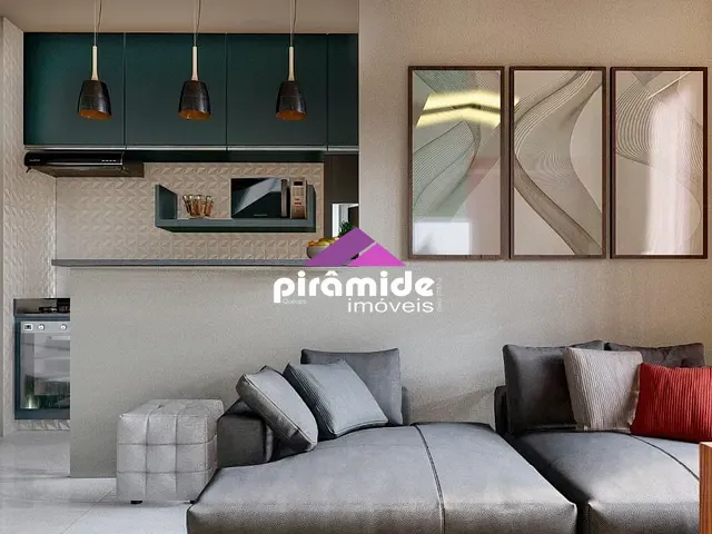 Apartamento com 56m² 2 quartos e 1 banheiro, à venda, no bairro Indaiá em Caraguatatuba
