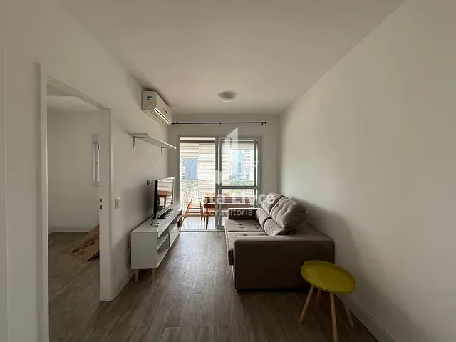 Apartamento com 45m² 1 quarto e 2 banheiros, à venda, no bairro Brooklin Paulista em São Paulo