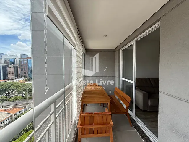 Apartamento com 45m² 1 quarto e 2 banheiros, à venda, no bairro Brooklin Paulista em São Paulo