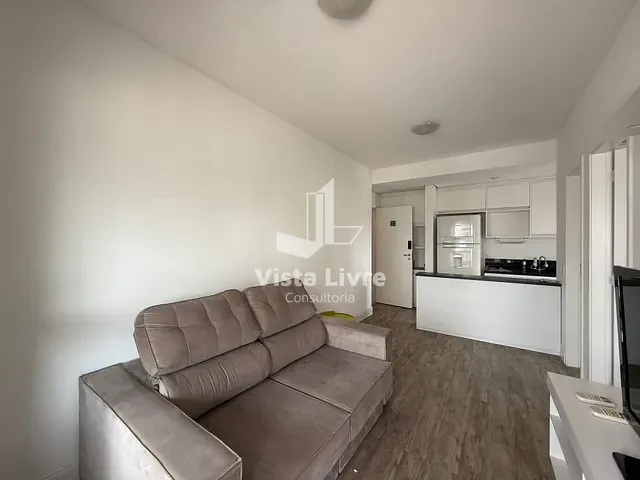 Apartamento com 45m² 1 quarto e 2 banheiros, à venda, no bairro Brooklin Paulista em São Paulo