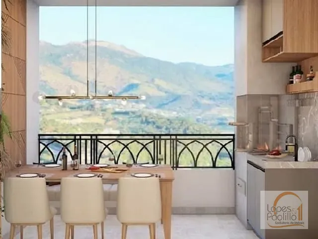 Apartamento com 55m² 1 quarto e 1 banheiro, à venda, no bairro Nova Gardênia em Atibaia