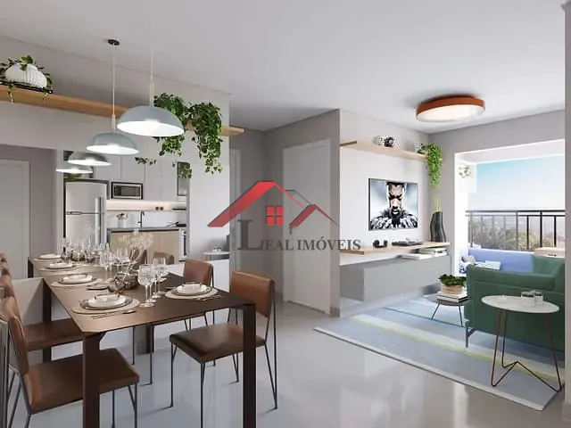 Apartamento com 63m² 2 quartos e 2 banheiros, à venda, no bairro Vila Guiomar em Santo André
