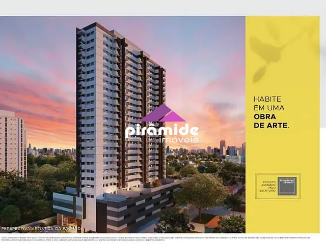 Apartamento com 62m² 2 quartos e 2 banheiros, à venda, no bairro Jardim Esplanada em São José dos Campos
