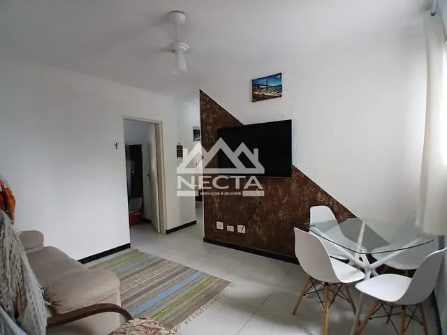 Apartamento com 83m² 2 quartos e 1 banheiro, para alugar, no bairro Balneário Recanto do Sol em Caraguatatuba