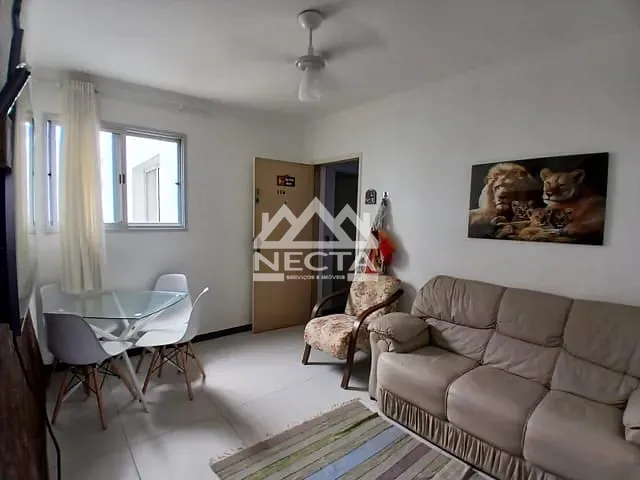 Apartamento com 83m² 2 quartos e 1 banheiro, para alugar, no bairro Balneário Recanto do Sol em Caraguatatuba