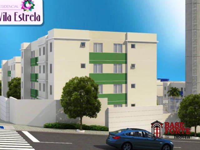 Apartamento com 53m² 2 quartos e 1 banheiro, à venda, no bairro Estrela em Ponta Grossa