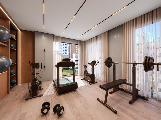Apartamento com 147m² 4 quartos e 5 banheiros, à venda, no bairro Meia Praia em Itapema