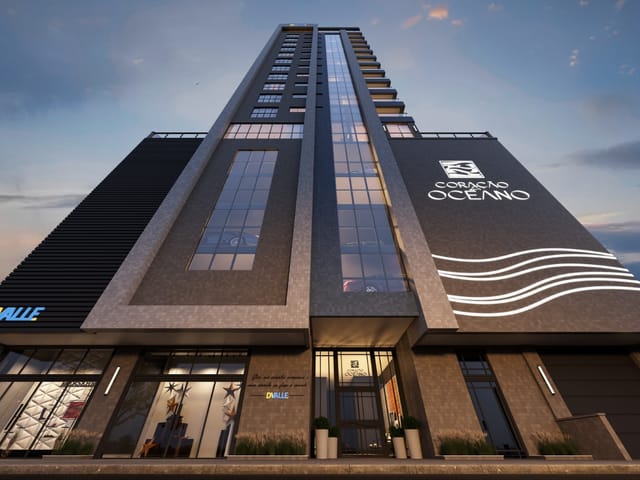Apartamento com 118m² 3 quartos e 4 banheiros, à venda, no bairro Meia Praia em Itapema