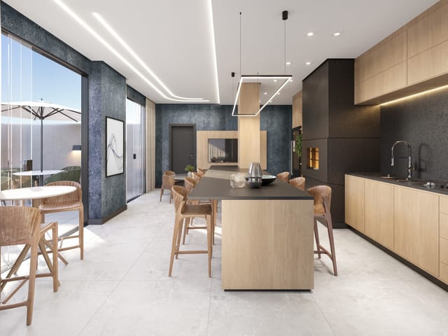 Apartamento com 118m² 3 quartos e 4 banheiros, à venda, no bairro Meia Praia em Itapema