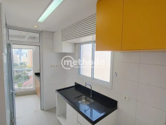 Apartamento com 55m² 1 quarto e 2 banheiros, para alugar, no bairro Cambuí em Campinas