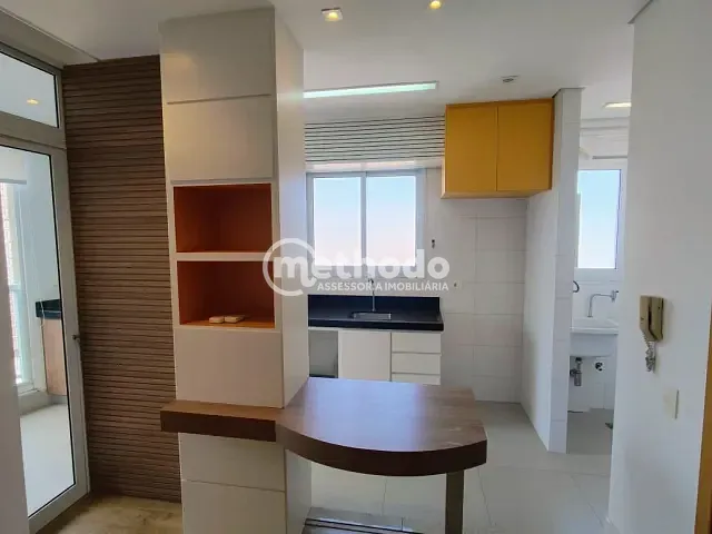 Apartamento com 55m² 1 quarto e 2 banheiros, para alugar, no bairro Cambuí em Campinas
