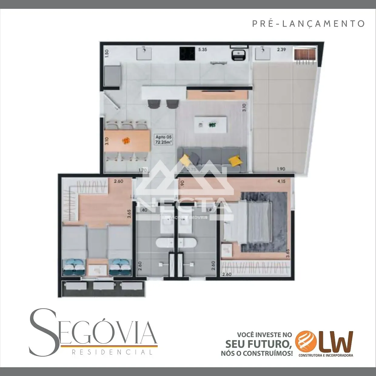 Apartamento, 2 quartos, 74 m² - Foto 11