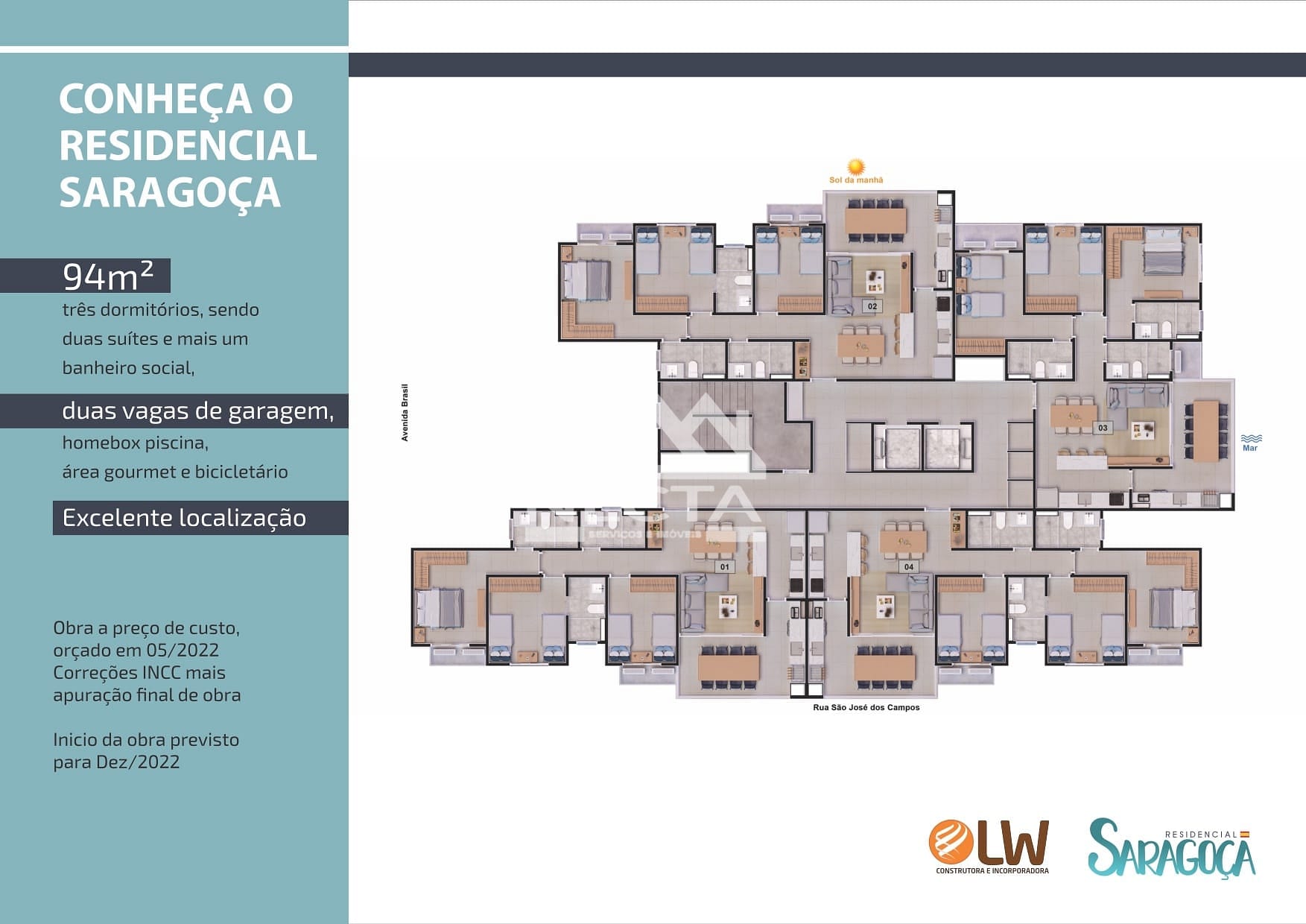 Apartamento, 3 quartos, 94 m² - Foto 2