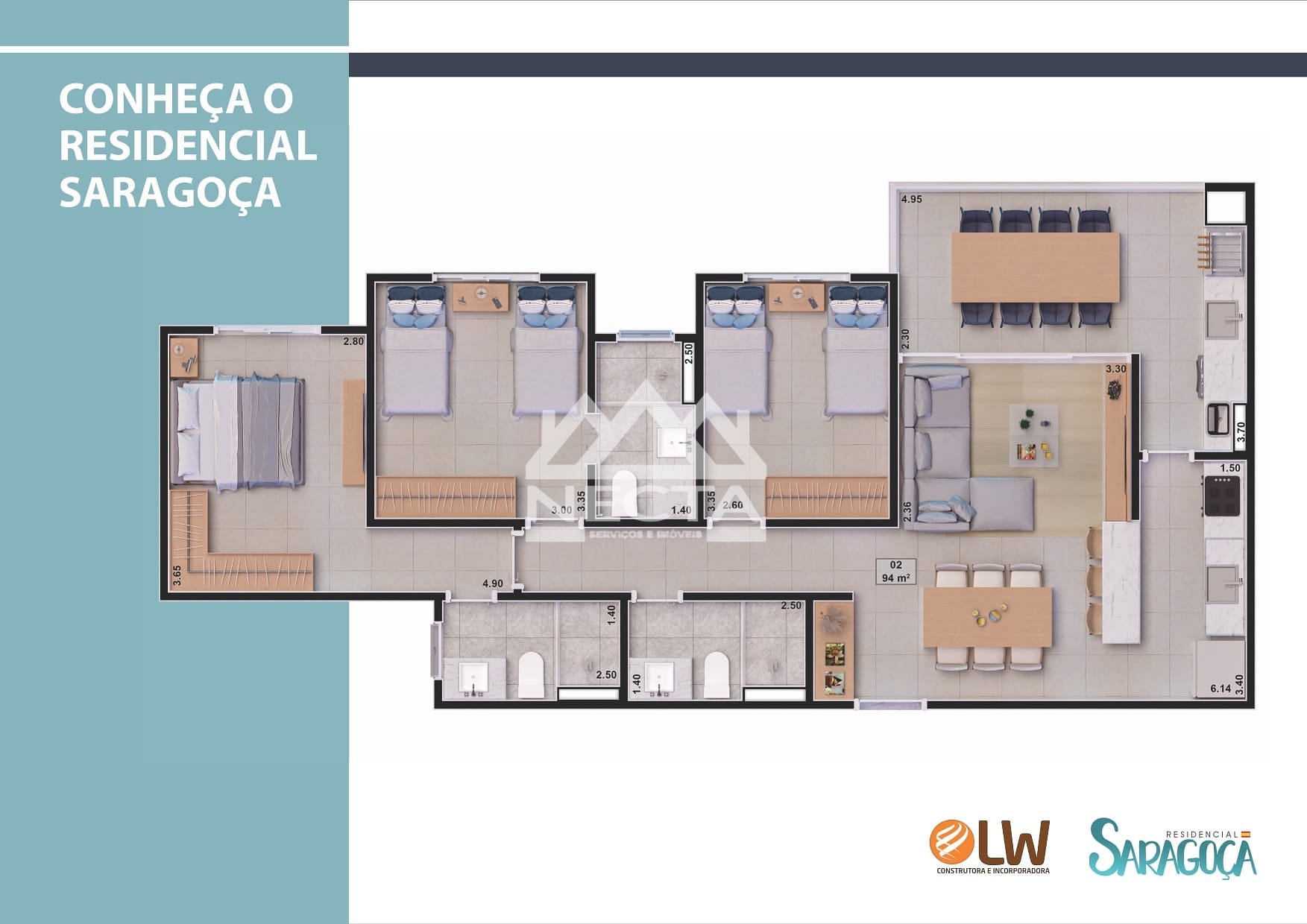 Apartamento, 3 quartos, 94 m² - Foto 6