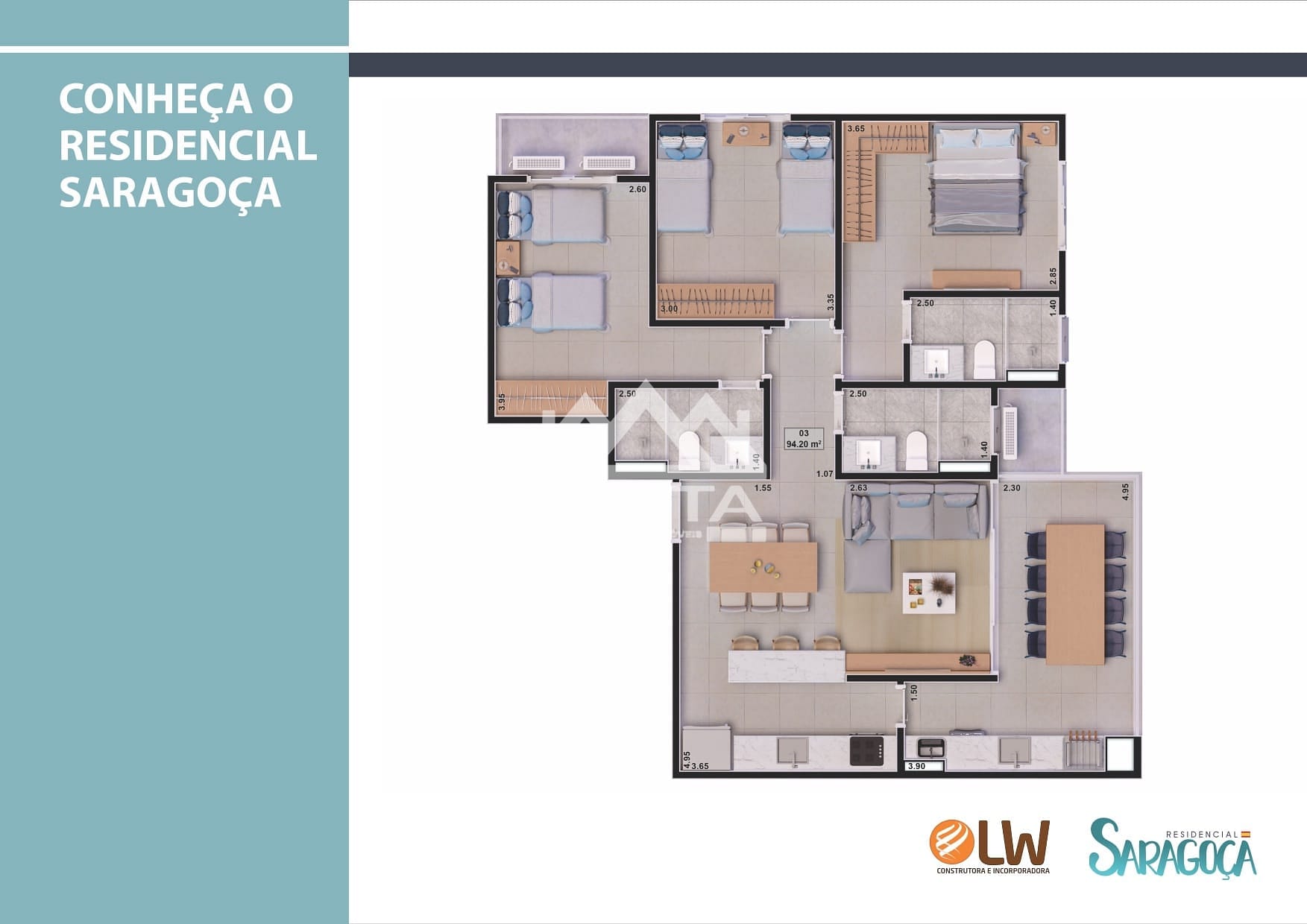 Apartamento, 3 quartos, 94 m² - Foto 8