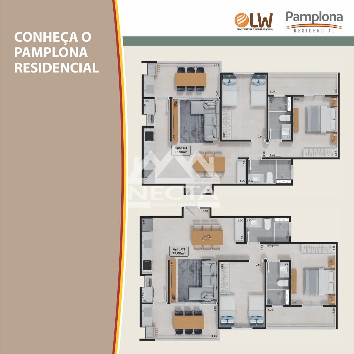 Apartamento, 2 quartos, 77 m² - Foto 4