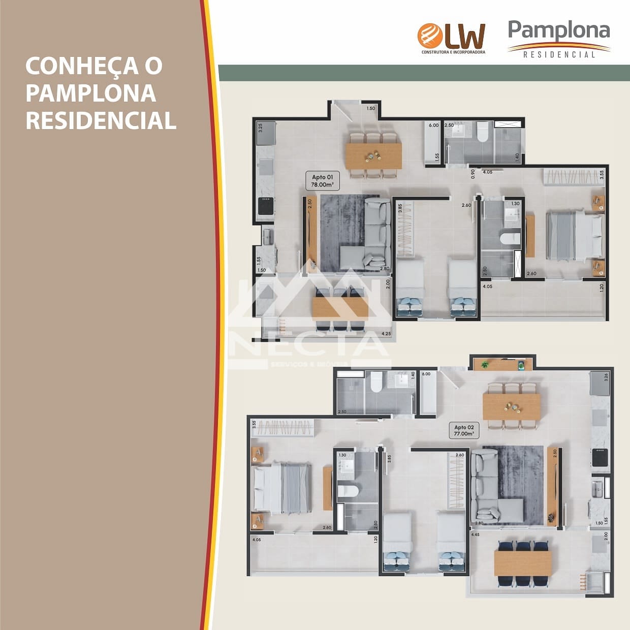 Apartamento, 2 quartos, 77 m² - Foto 6