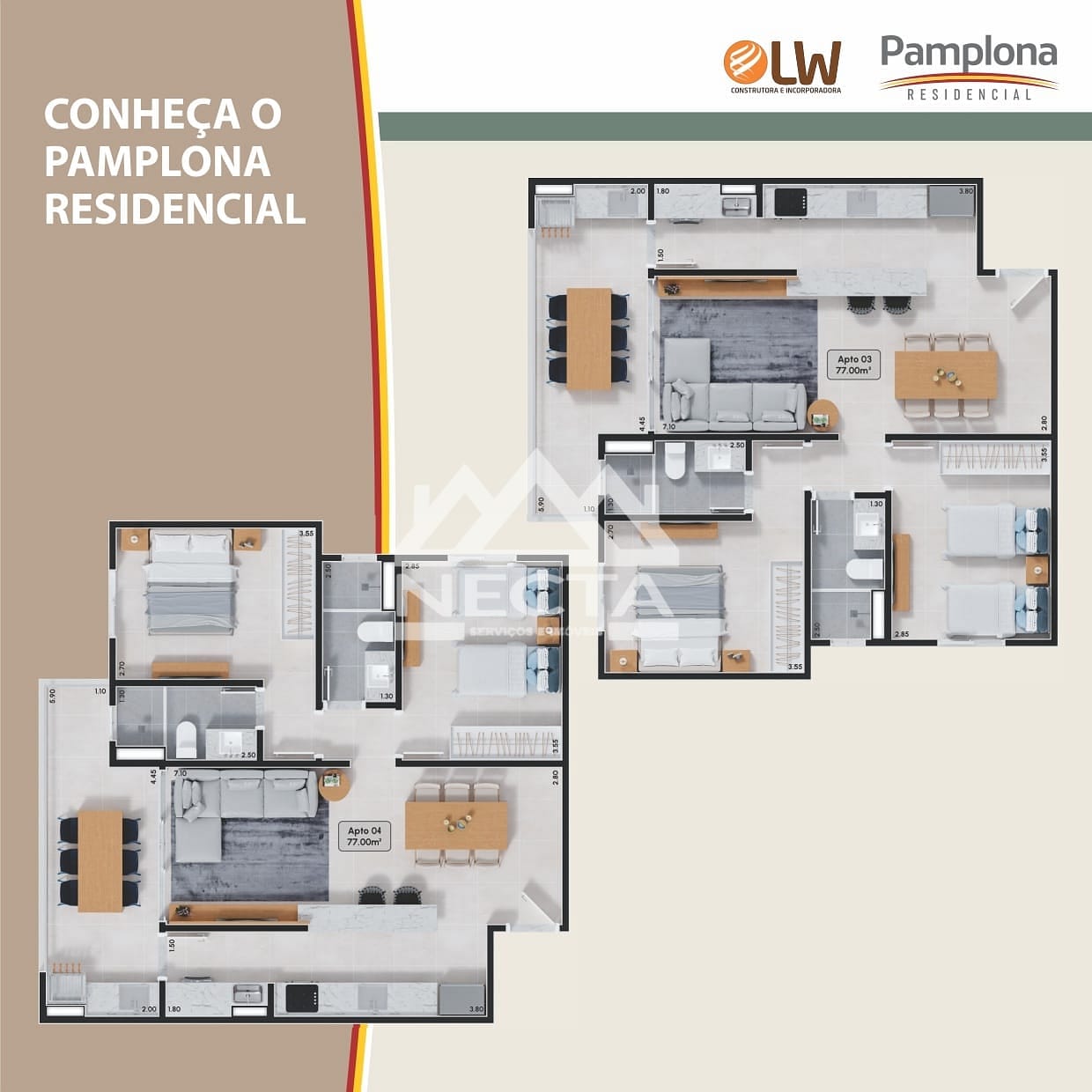 Apartamento, 2 quartos, 77 m² - Foto 8