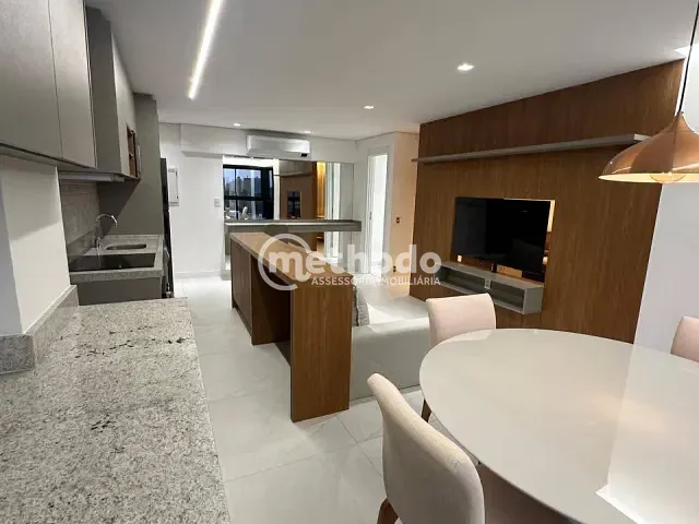 Apartamento com 55m² 1 quarto e 2 banheiros, à venda ou para alugar, no bairro Nova Campinas em Campinas