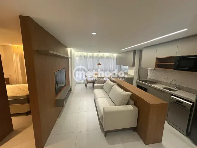 Apartamento com 55m² 1 quarto e 2 banheiros, à venda ou para alugar, no bairro Nova Campinas em Campinas