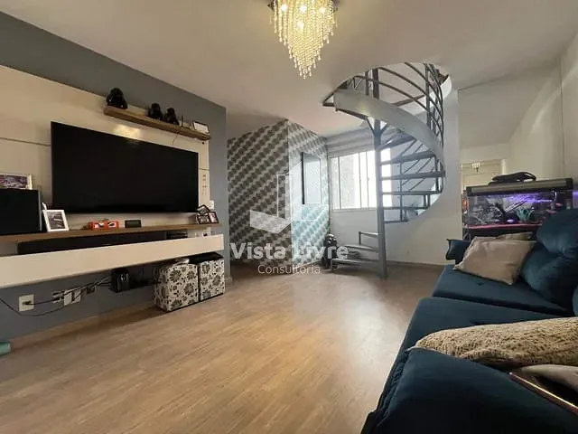 Cobertura / Penthouse com 120m² 3 quartos e 2 banheiros, à venda, no bairro Vila São Ricardo em Guarulhos