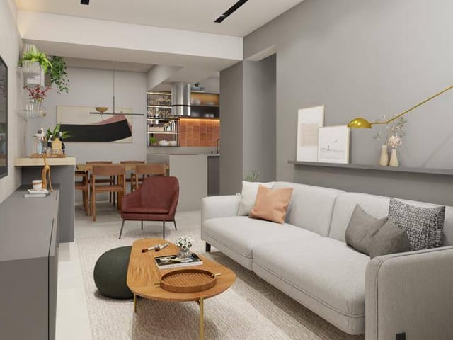 Apartamento 2 quartos e 2 banheiros, à venda, no bairro Olímpico em São Caetano do Sul