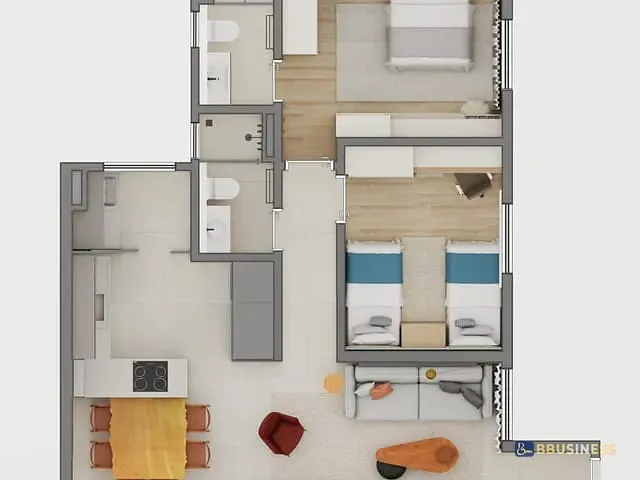 Apartamento 2 quartos e 2 banheiros, à venda, no bairro Olímpico em São Caetano do Sul