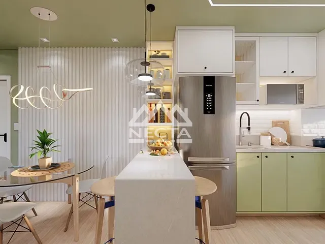 Apartamento com 50m² 2 quartos e 1 banheiro, à venda, no bairro Jardim das Gaivotas em Caraguatatuba