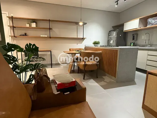 Apartamento com 46m² 1 quarto e 1 banheiro, para alugar, no bairro Cambuí em Campinas