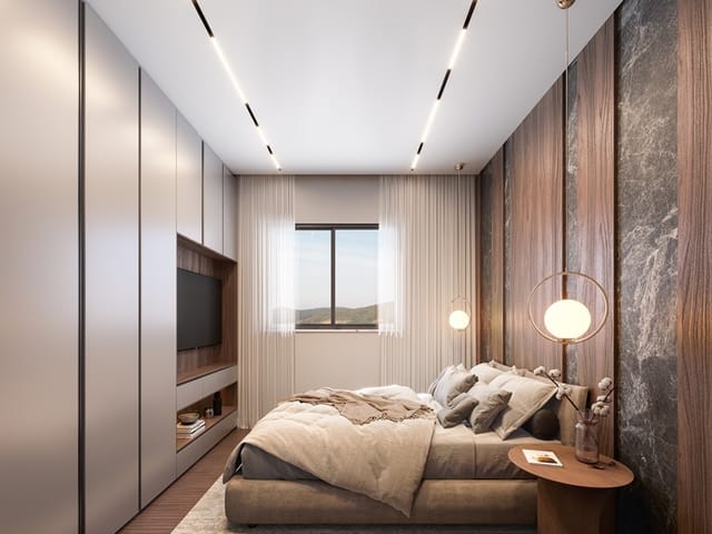 Apartamento com 65m² 2 quartos e 3 banheiros, à venda, no bairro Morretes em Itapema