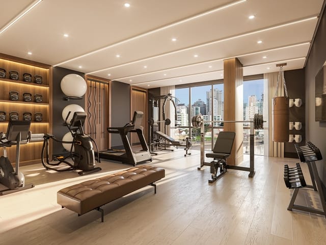 Apartamento com 65m² 2 quartos e 3 banheiros, à venda, no bairro Morretes em Itapema